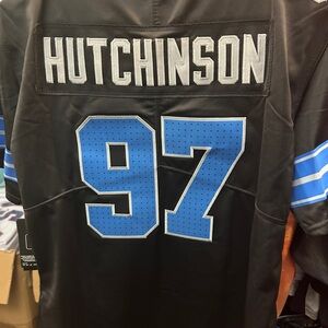 NFL Black Jersey with Blue Trim